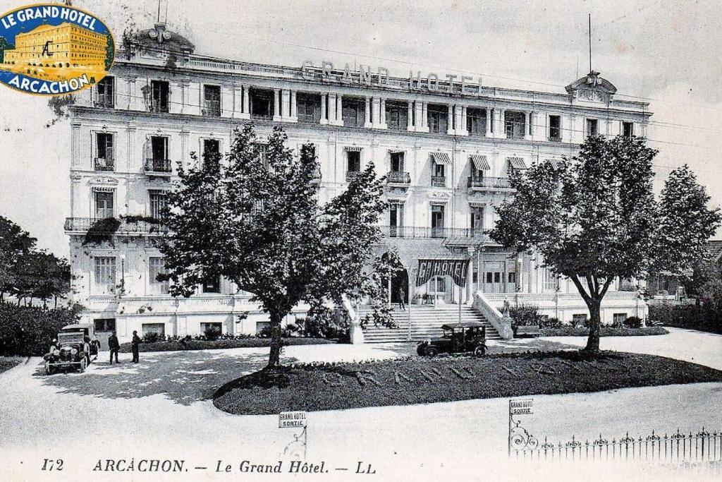 Grand Hotel - Magnifique Appartement Bord De Plage Centrale Arcachon Exterior foto